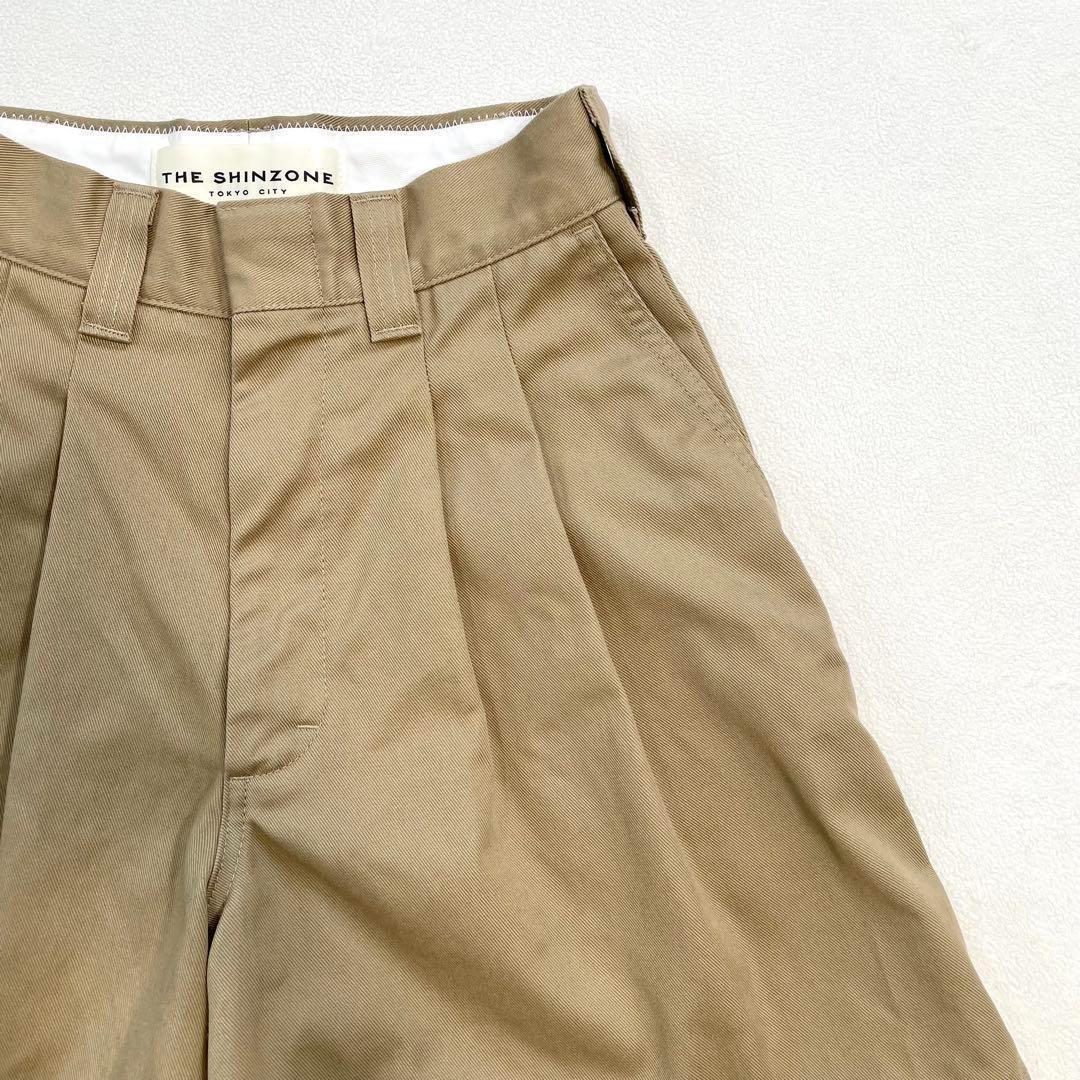 極美品・未使用級✨シンゾーン トムボーイショートパンツ ベージュ32