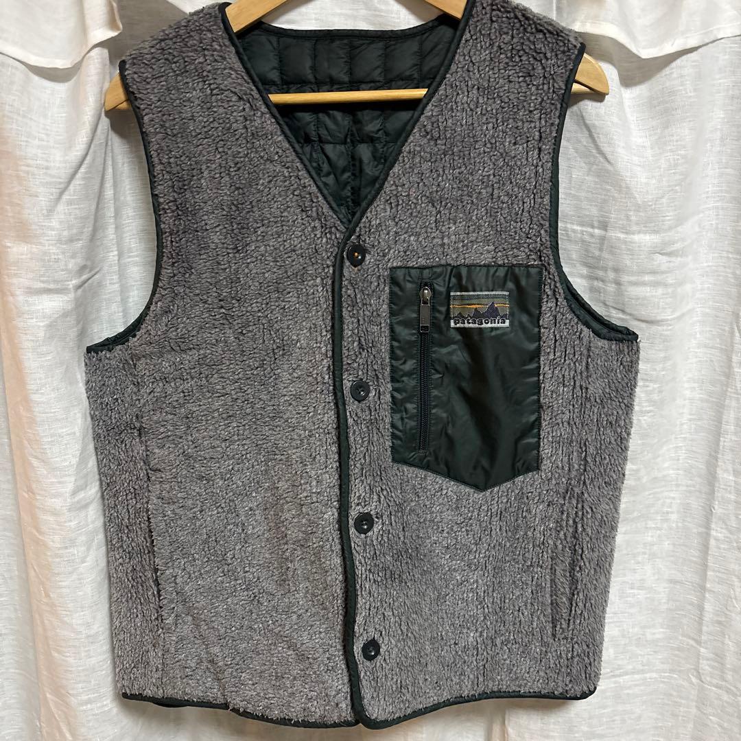 パタゴニア　40周年　リバーシブ　リサイクルダウンベスト