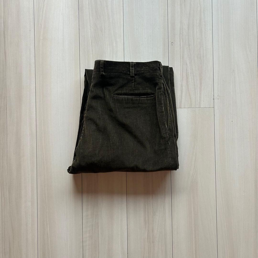 80s ブルックスブラザーズ コーデュロイパンツ USA製 35×29 オリーブ