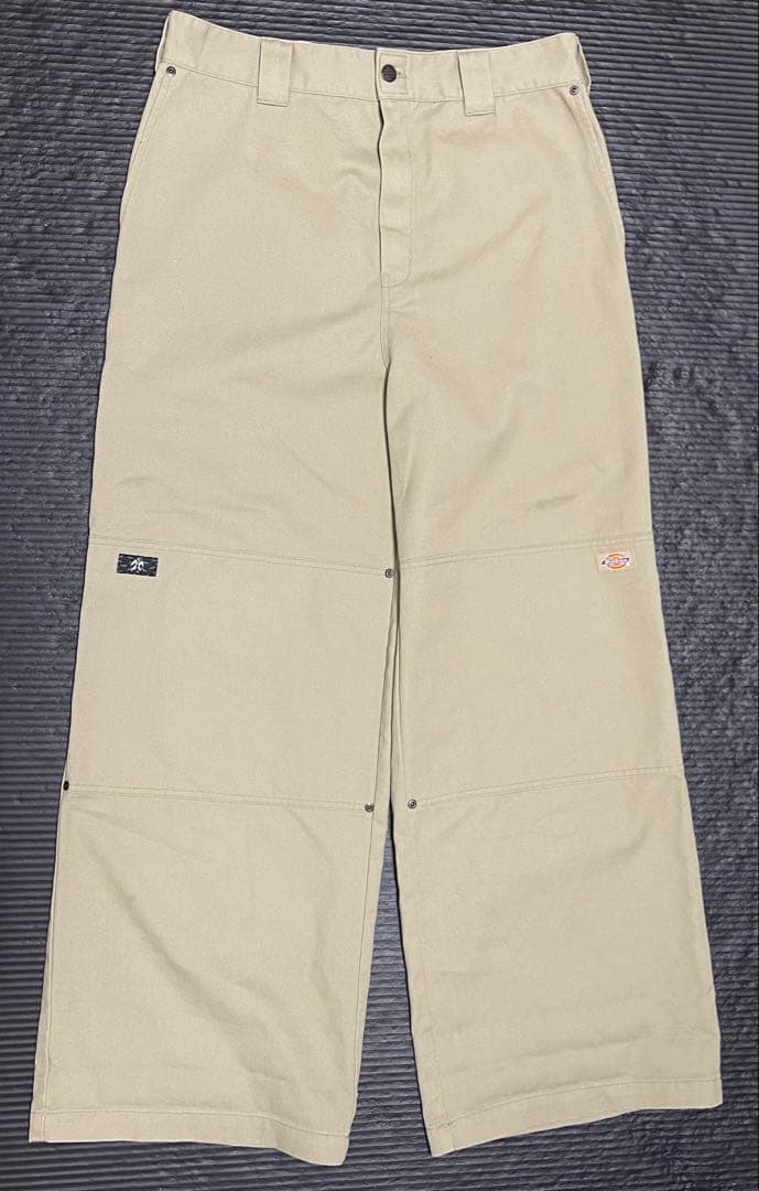 Atimid&Dickies コラボ　ベージュ　ダブルニー