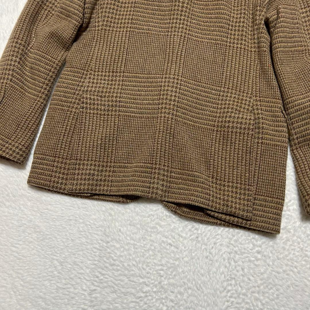 古着 ポロ バイ ラルフローレン ツイード テーラードジャケット 茶系 40