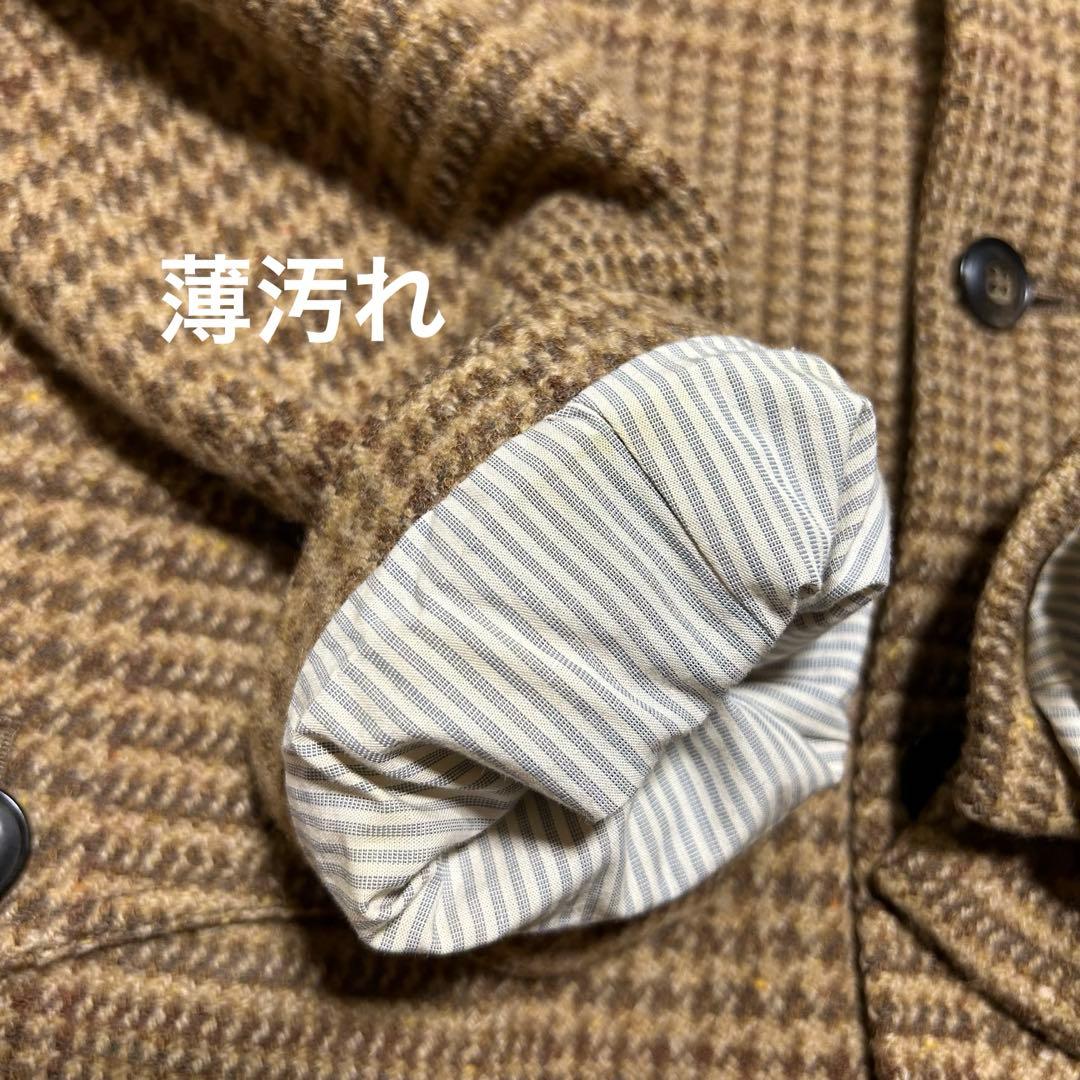 古着 ポロ バイ ラルフローレン ツイード テーラードジャケット 茶系 40