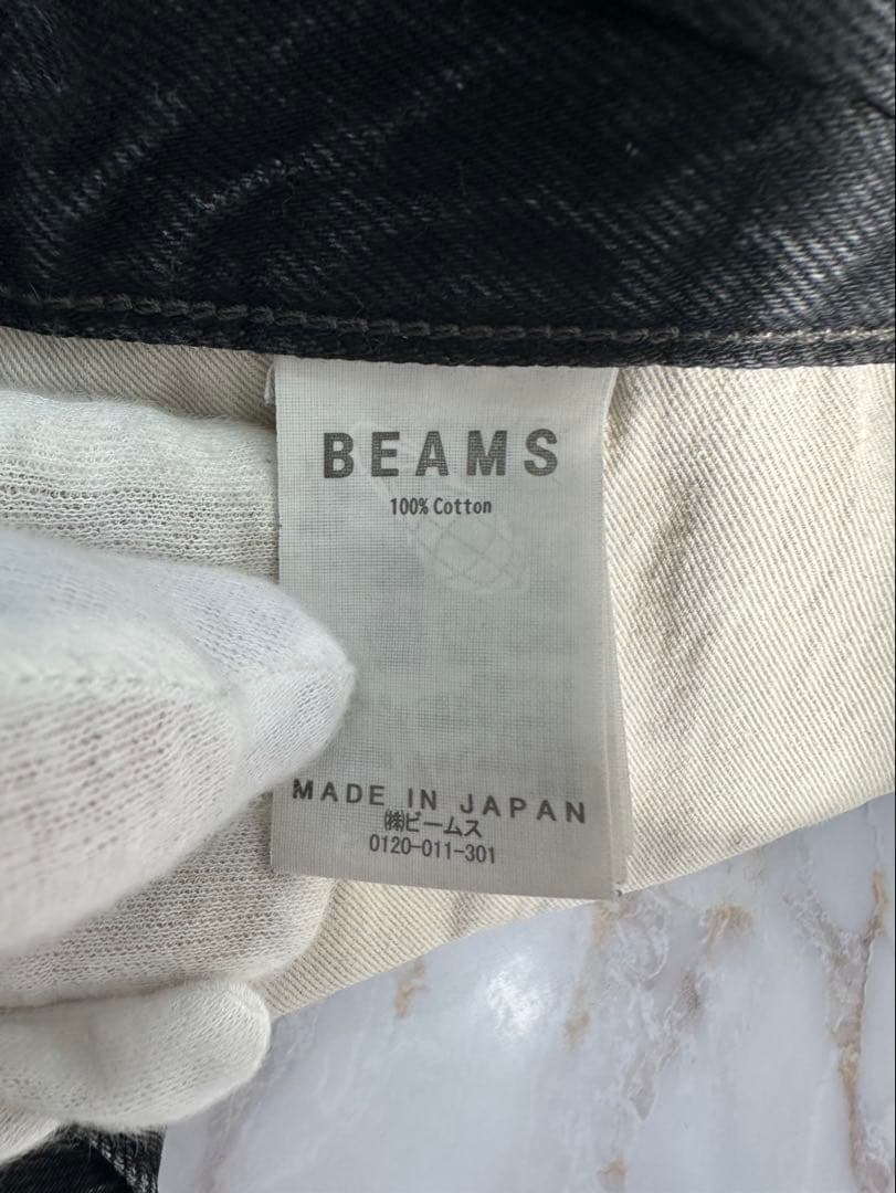 パンツ BEAMS FUTURE ARCHIVE CRUSH DENIM SHORTS