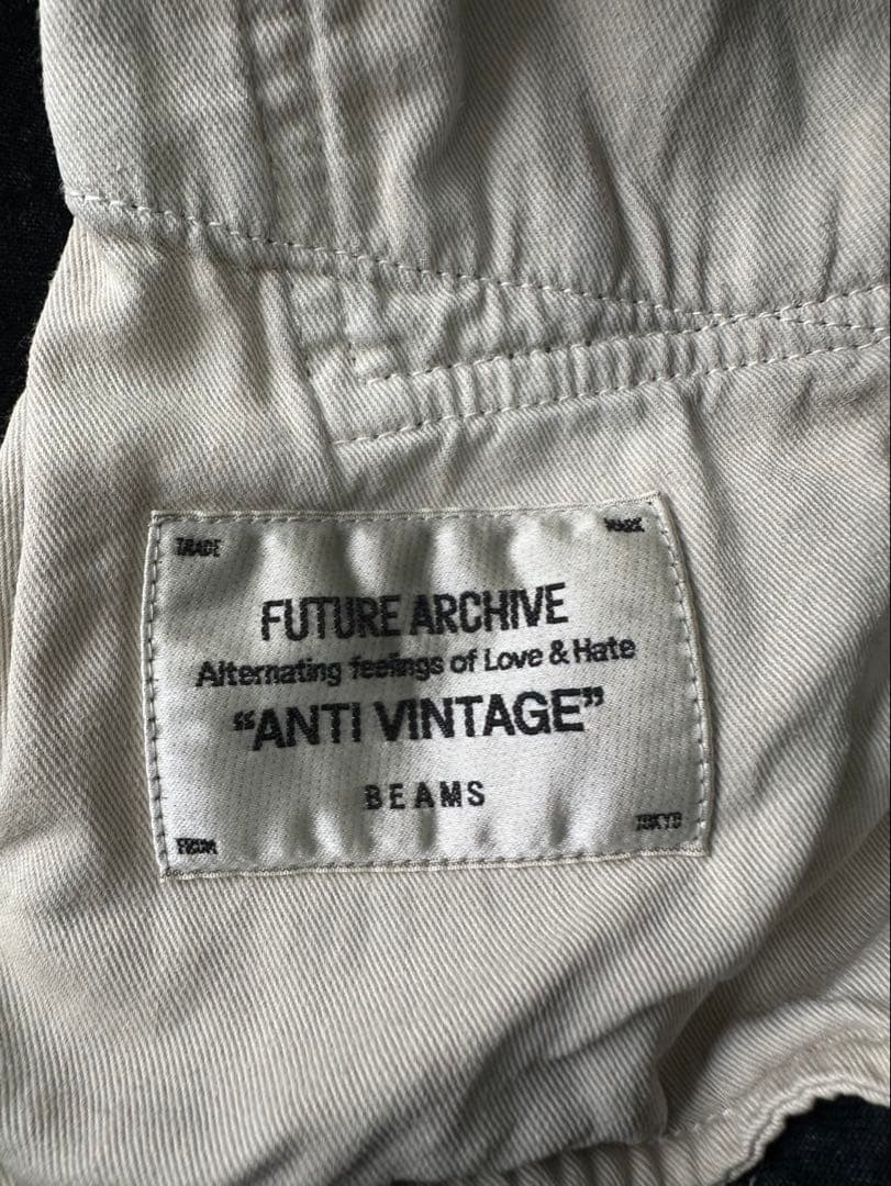 パンツ BEAMS FUTURE ARCHIVE CRUSH DENIM SHORTS