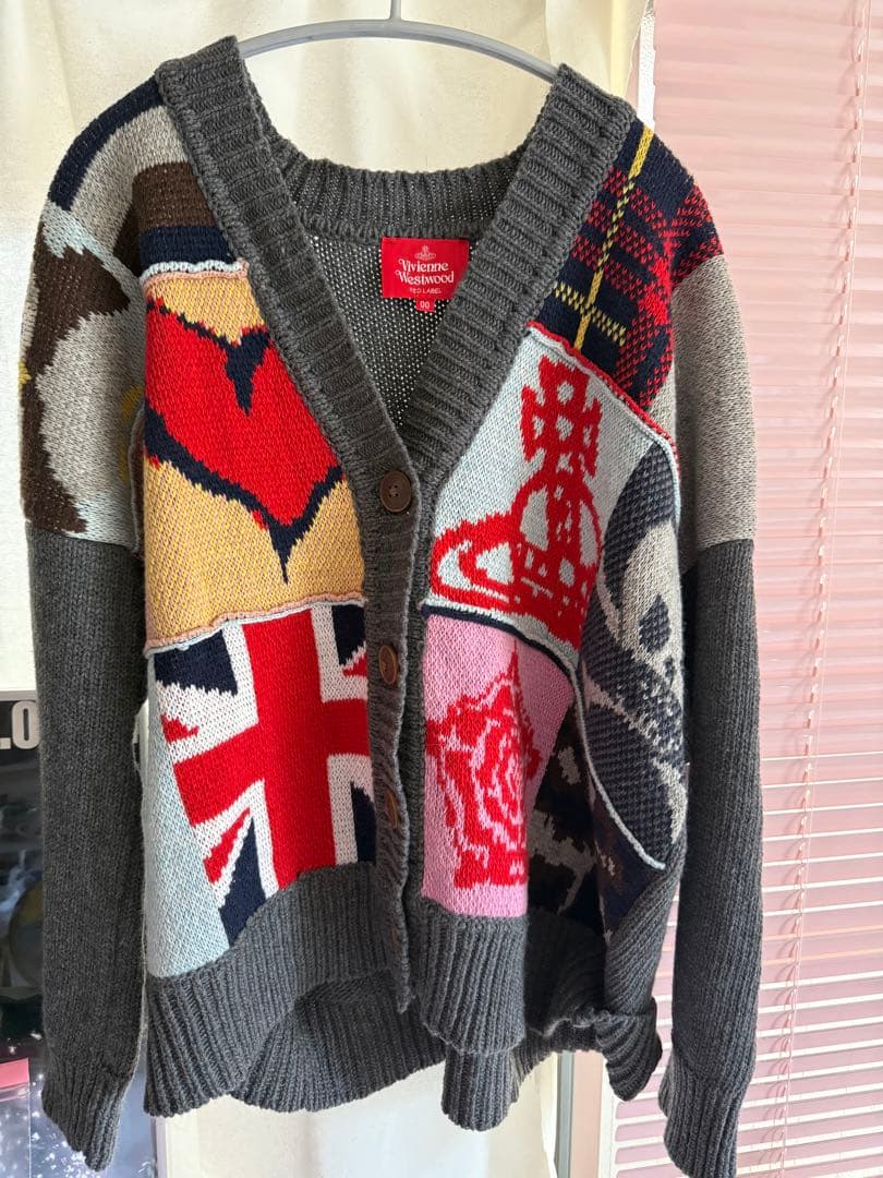 Vivienne Westwood パッチワークチャンキーニット