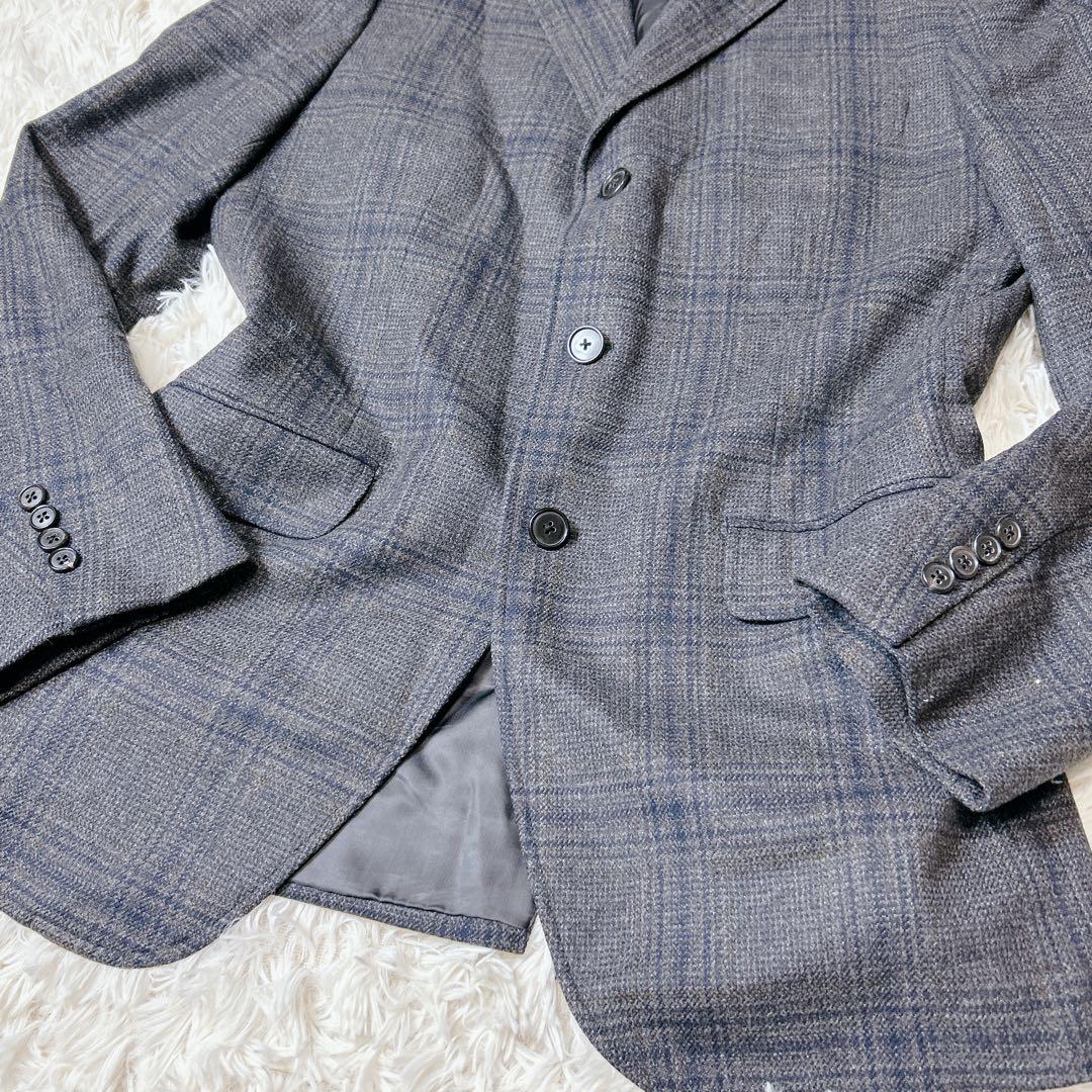 トゥアン様✨Belvest カシミヤ混 セットアップ チェック ブラウン