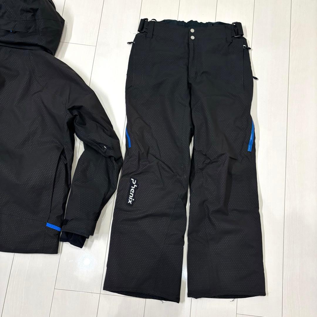 フェニックス メンズスキーウェア上下セット L ブラック
