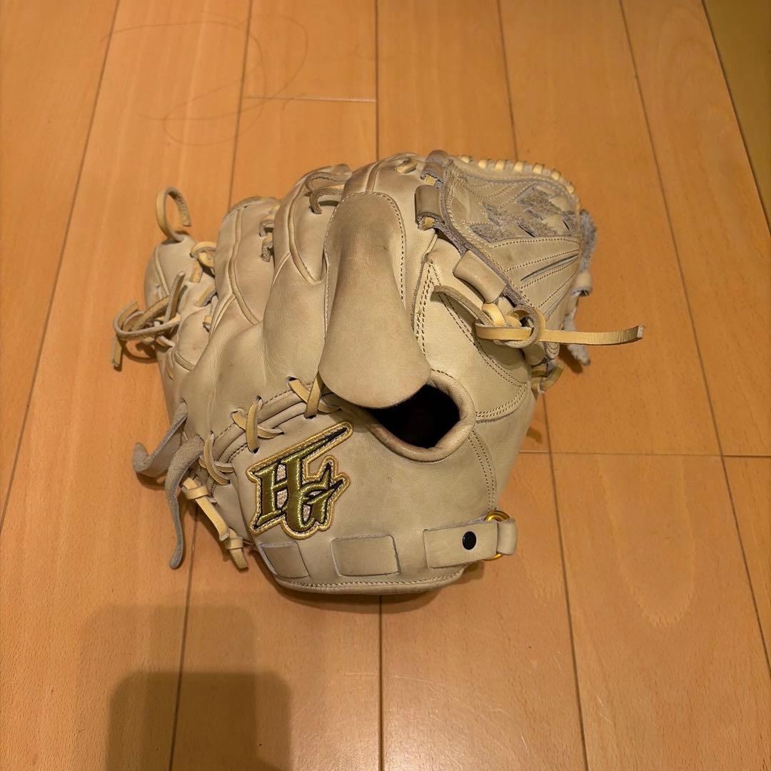 HG硬式グローブ ベージュ レザー投手用