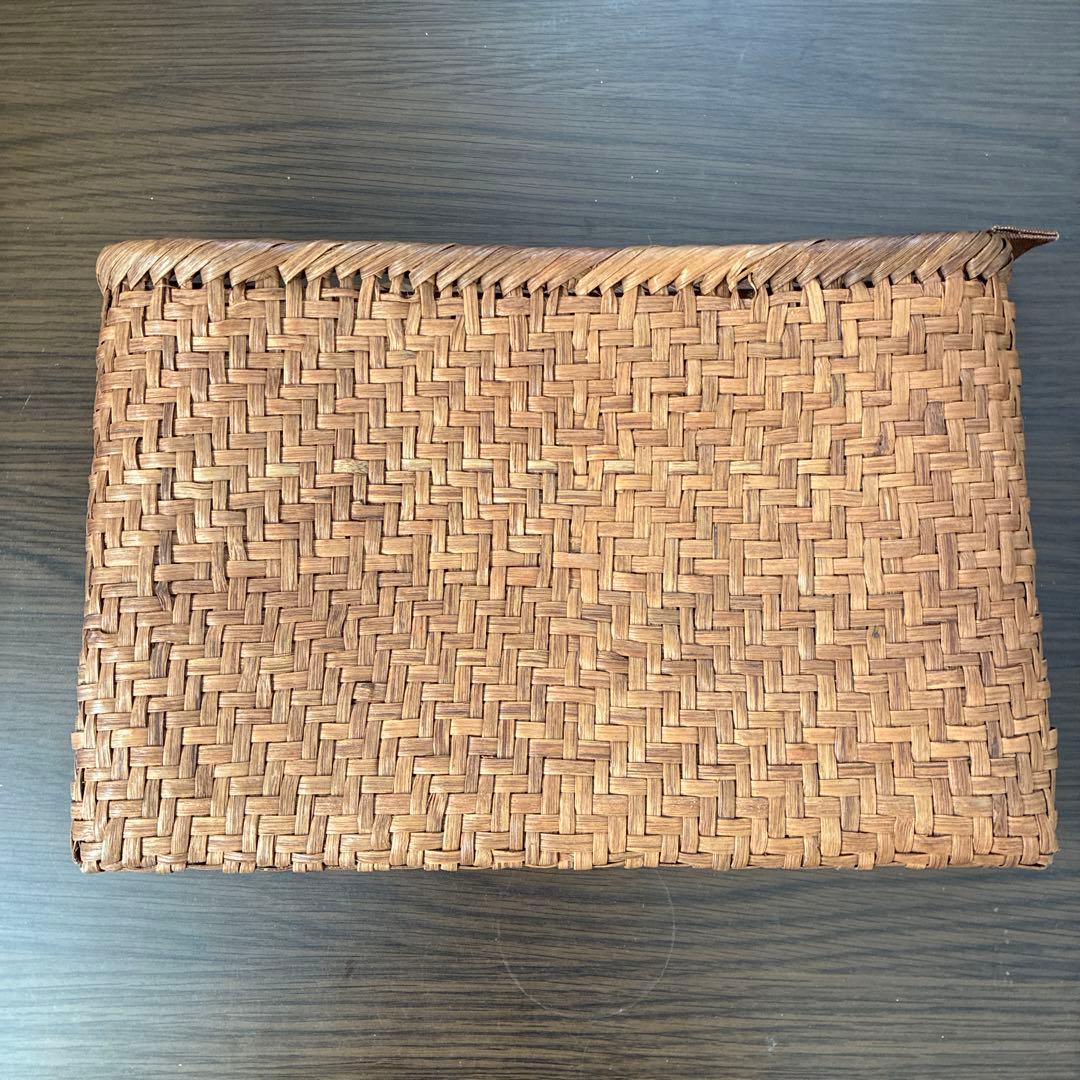 山葡萄？　かごバッグ ジッパー付き