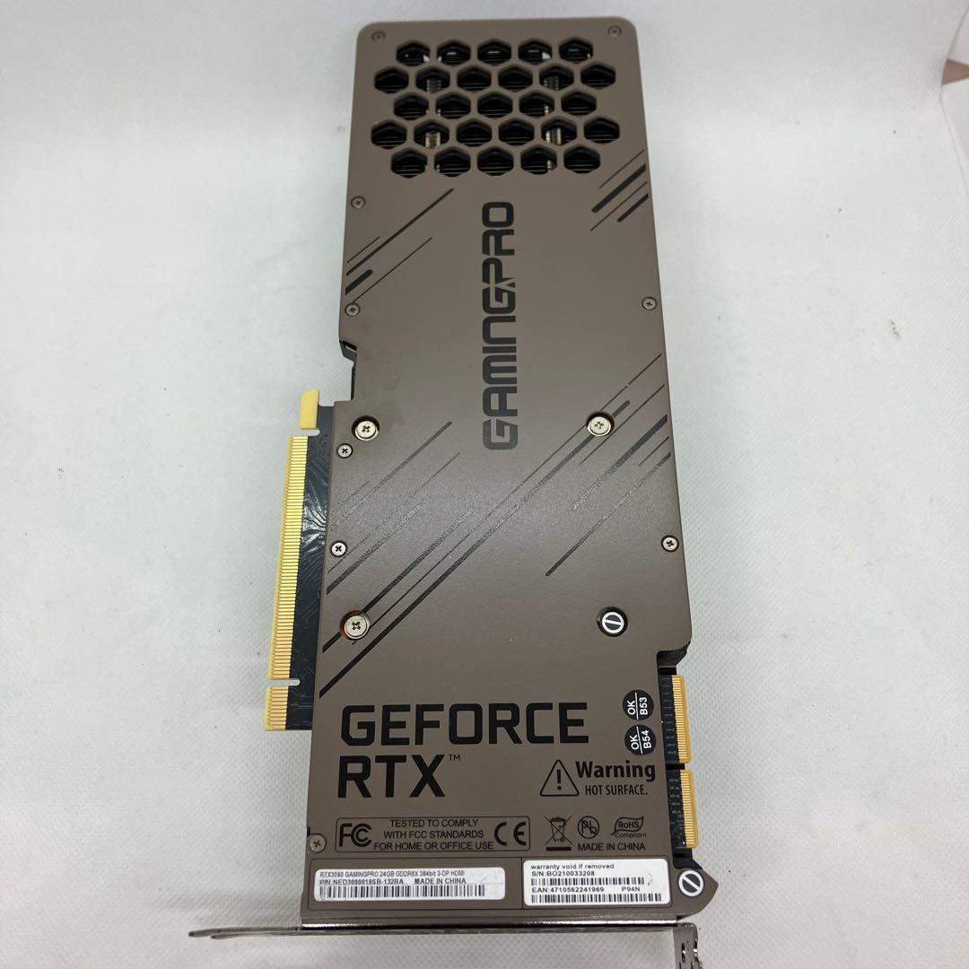 グラフィックボード・グラボ・ビデオカード Palit RTX 3090 GamingPro 24GB GDDR6X A99