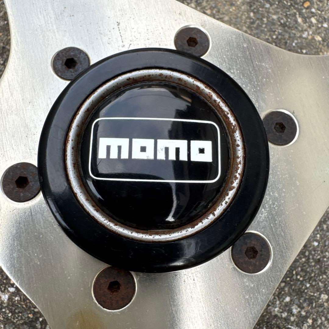 マリリンももロー momo ステアリング ハンドル 3スポーク ウッド