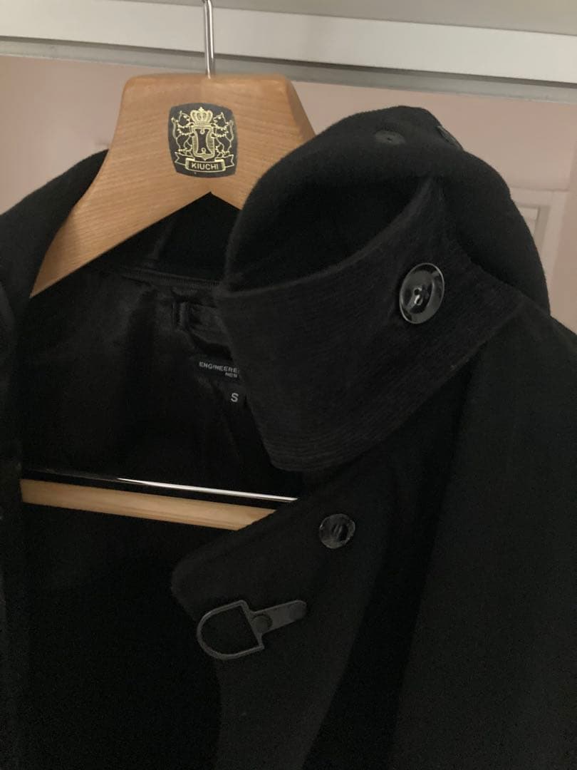 未使用 エンジニアードガーメンツ ファイヤーマン ダッフルコート black