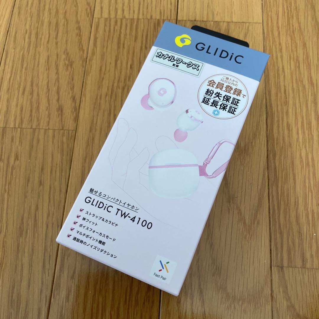新品未開封　GLIDiC TW-4100 ワイヤレスイヤホン　ピンク