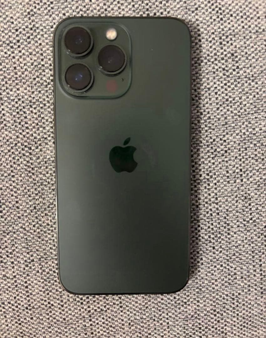 美品iPhone13ProグリーンSIM フリー　Apple純正充電器セット