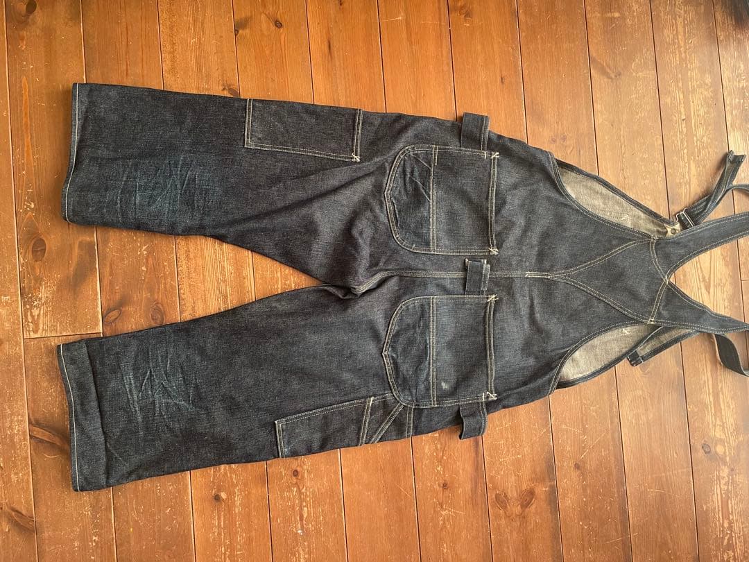 ★希少★EVISU エヴィス カンガルー デニムオーバーオール 34 納品書あり