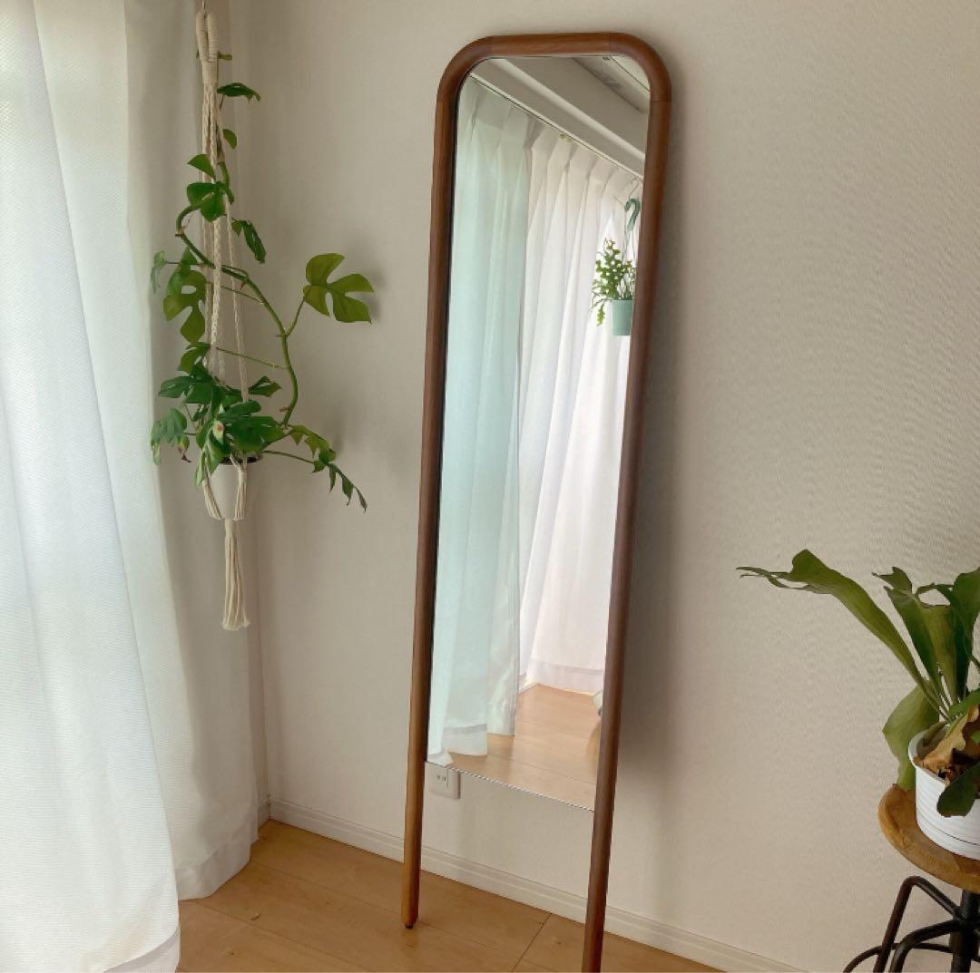 【スーク】姿見 全身鏡 ミラー 【美品】