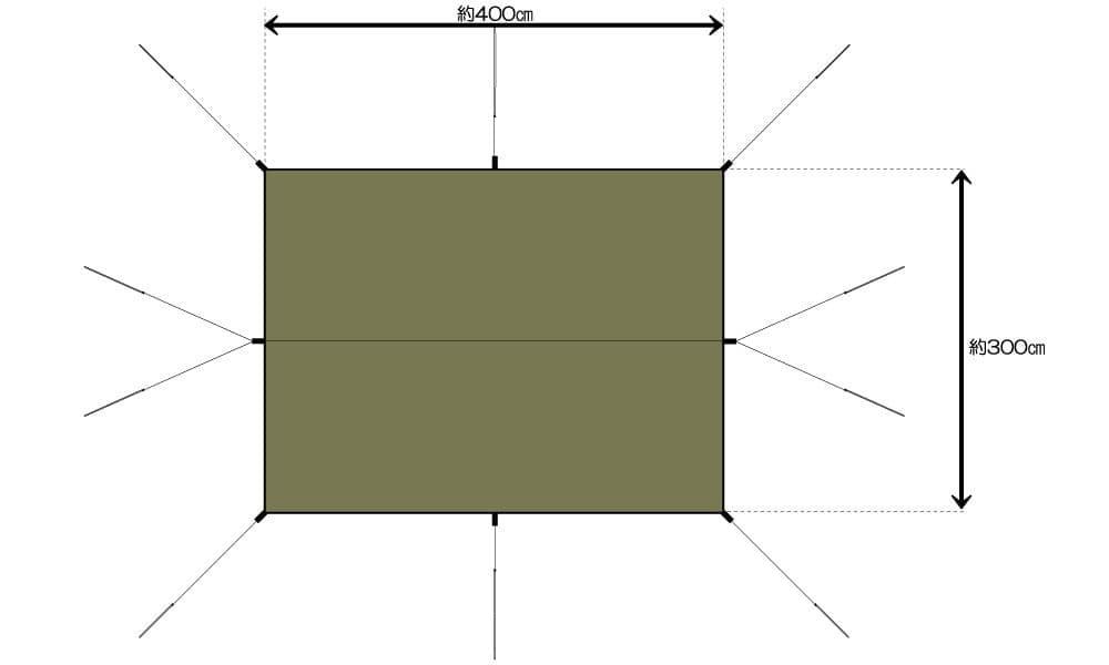 T*k様 ソトラボ SotoLabo cotton KOKAGE tarp A.