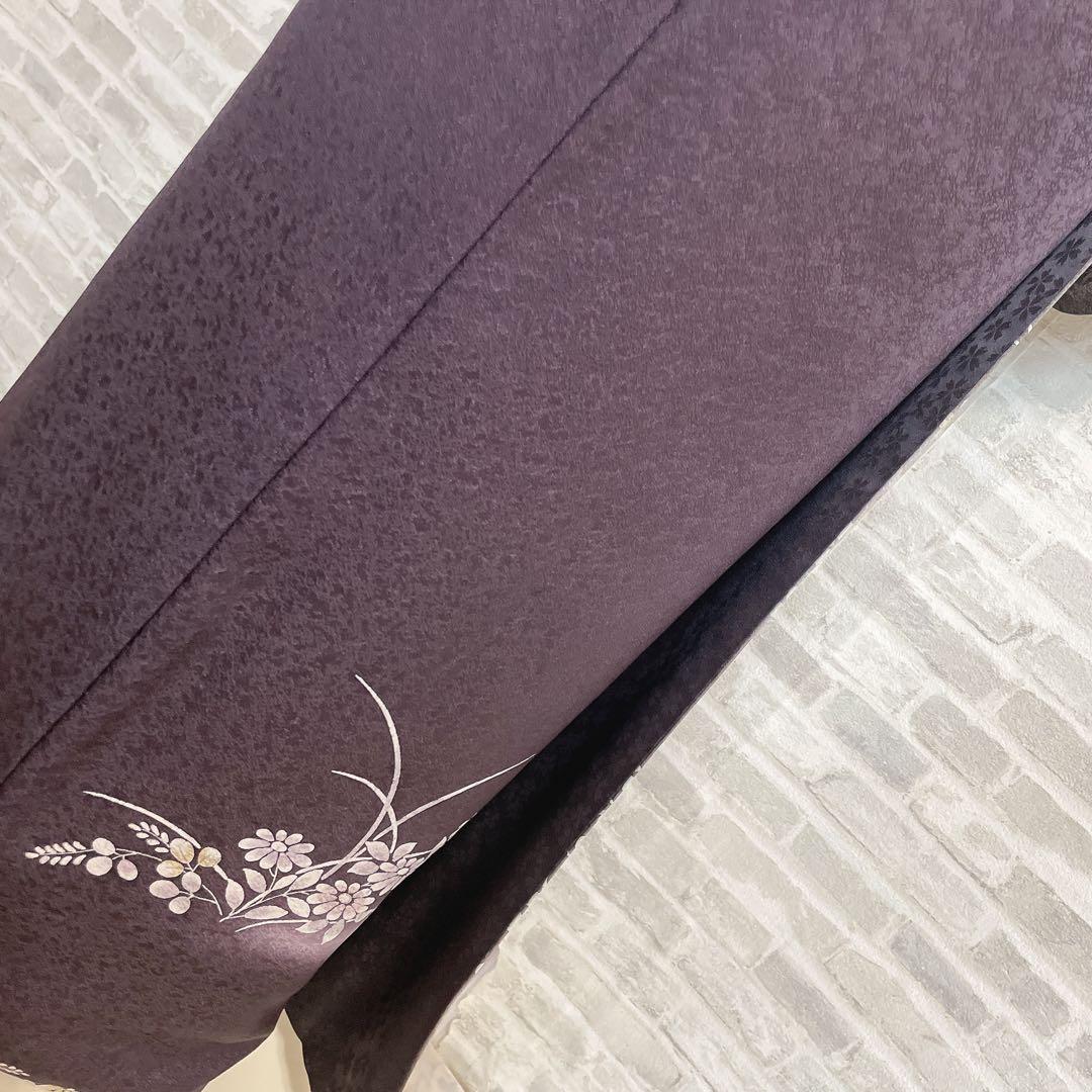 訪問着　フルセット　吉祥花　静けさの中で　金彩加工　ニューはれやか加工　Q3