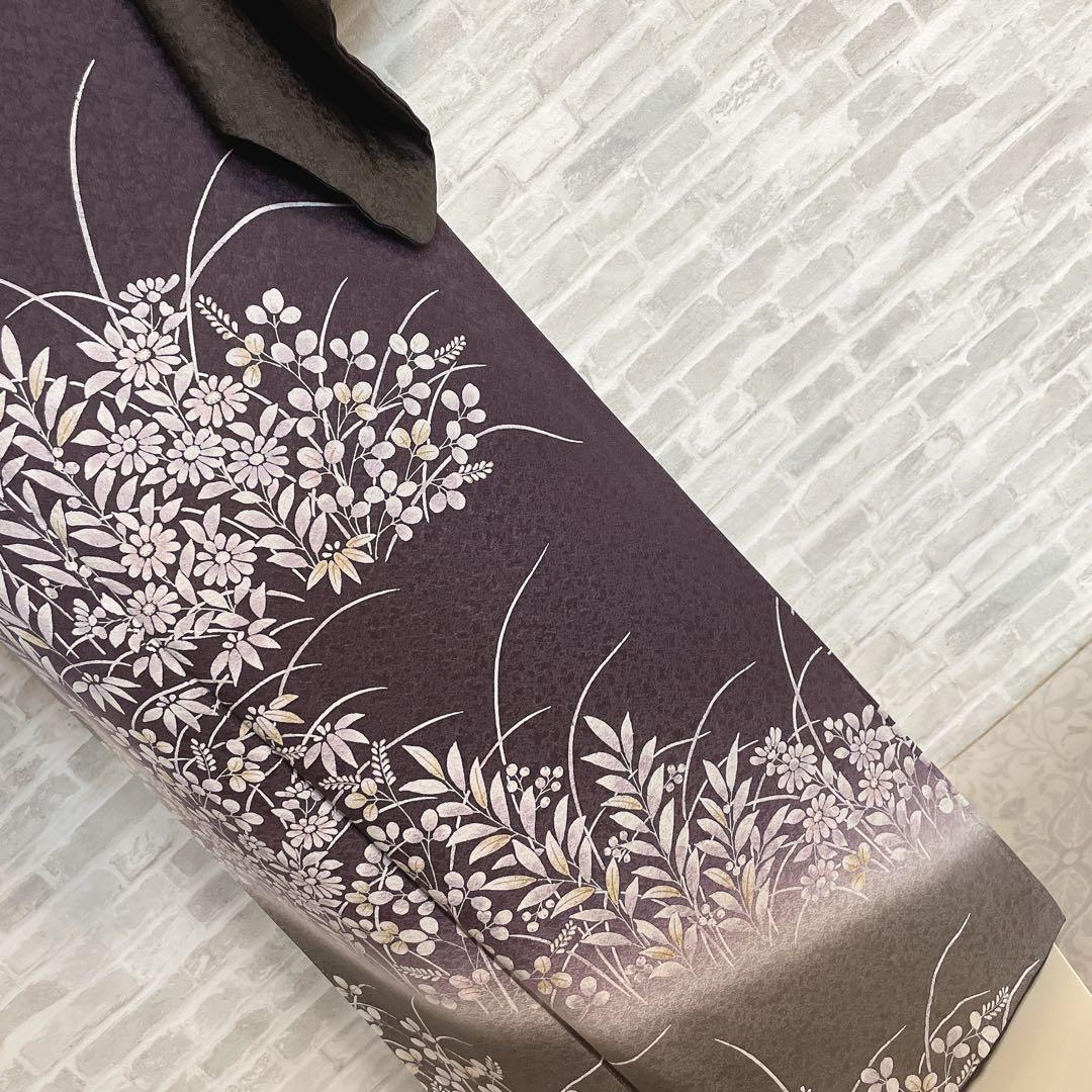 訪問着　フルセット　吉祥花　静けさの中で　金彩加工　ニューはれやか加工　Q3