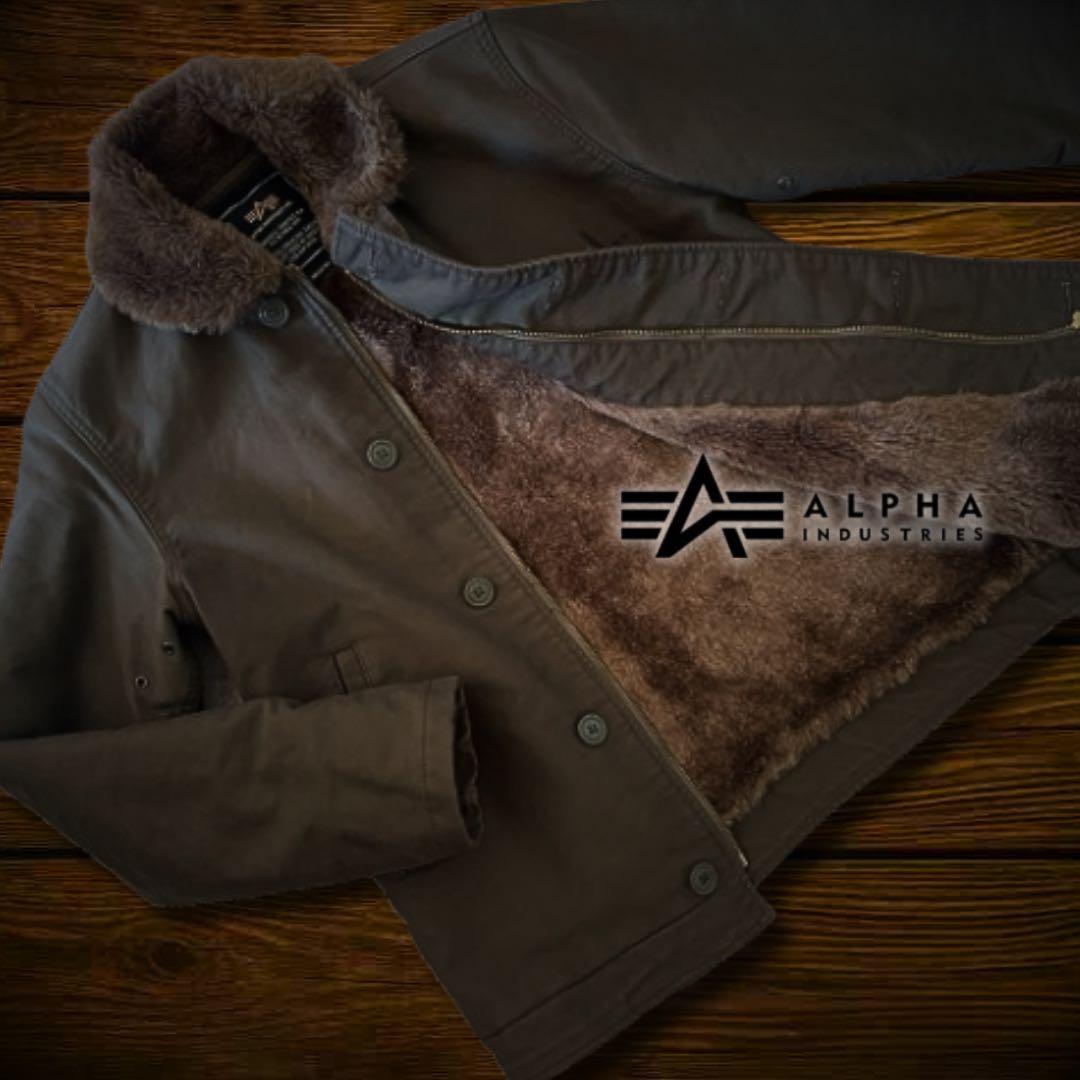 『訳あり格安』ALPHA INDUSTRIES(アルファ)N-1デッキジャケット