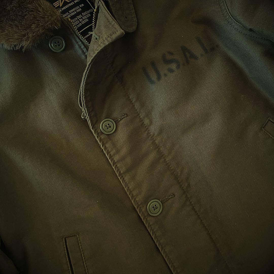 『訳あり格安』ALPHA INDUSTRIES(アルファ)N-1デッキジャケット