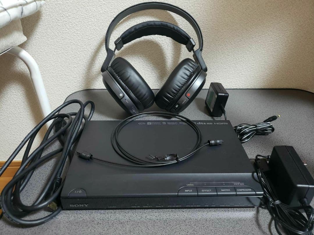 【動作確認済み】SONY MDR-DS7500 ワイヤレスヘッドホン