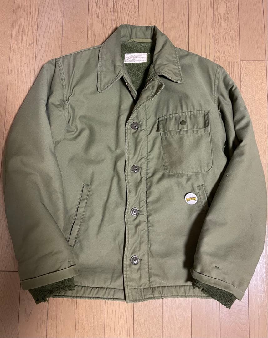 大幅値下げ！70s alpha社製 a-2 デッキジャケット 後期型 m