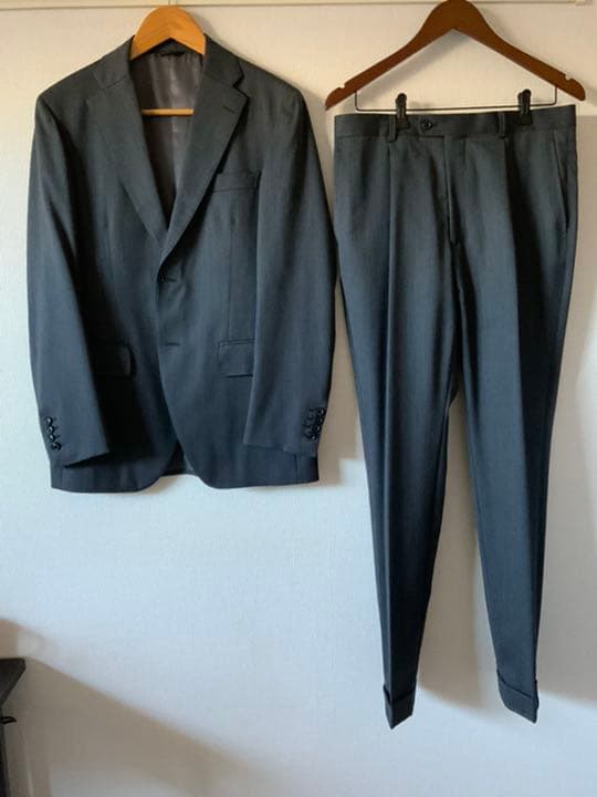 麻布テーラー Azabu Tailor グレー スーツ セットアップ オーダー
