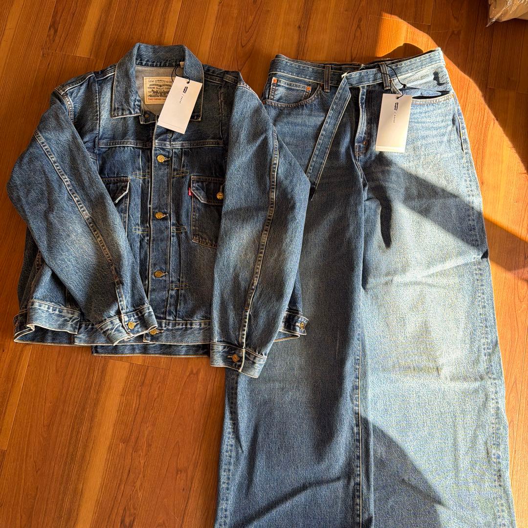 新品未使用　levi's × sacai デニム　セットアップ