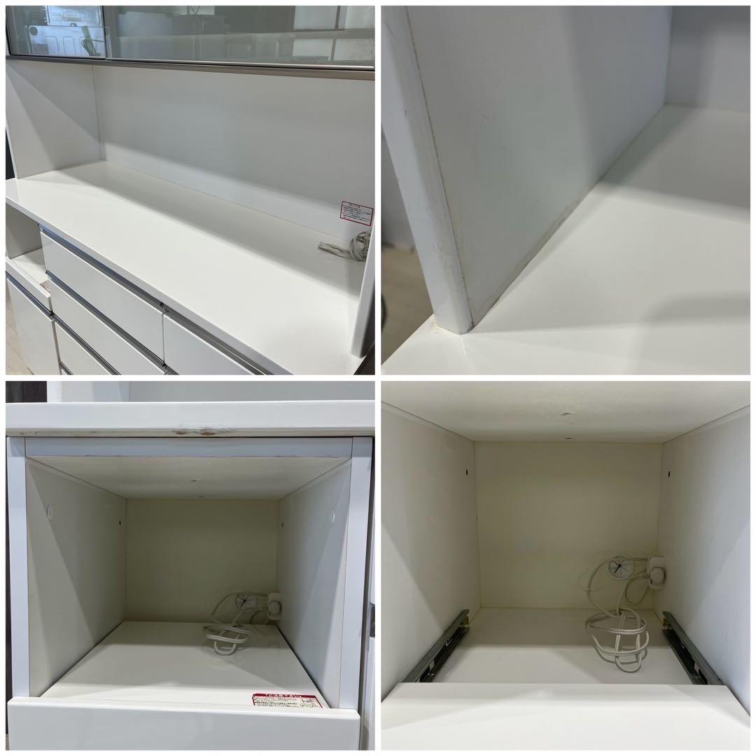 引取限定 NITORIキッチンボード 収納 棚 幅140cm 家具 My2077