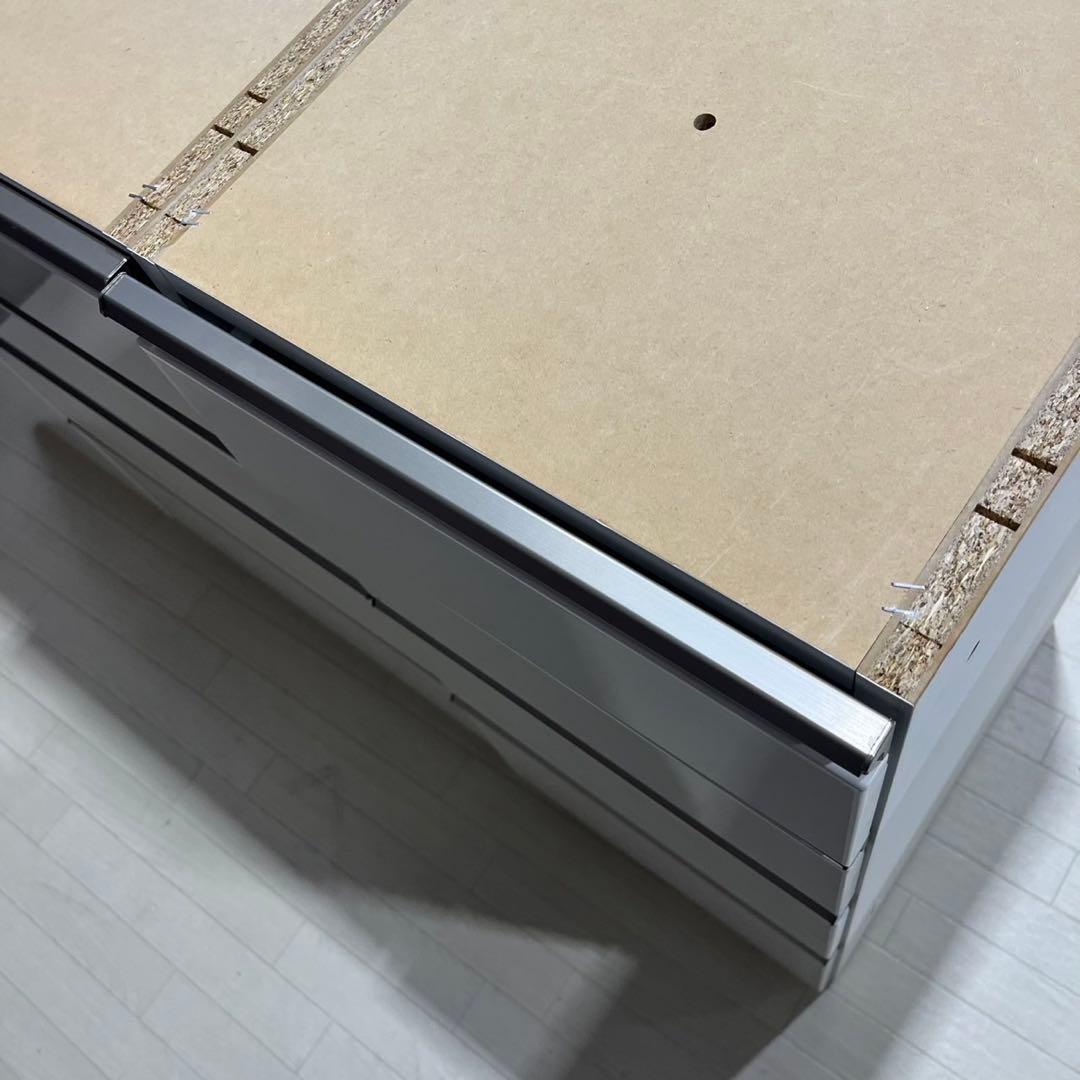 引取限定 NITORIキッチンボード 収納 棚 幅140cm 家具 My2077