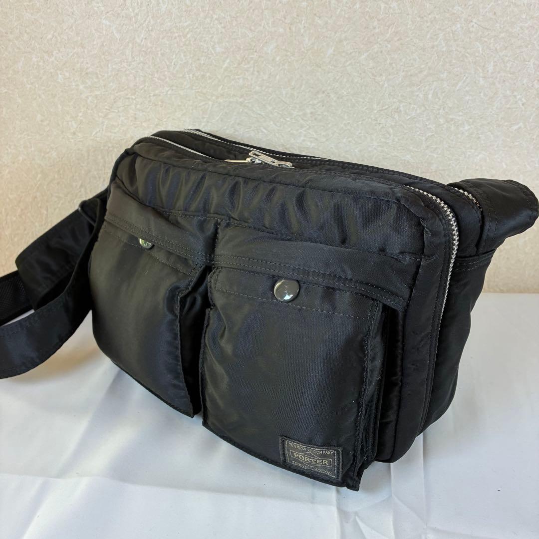 [未使用級] PORTER TANKER SHORDER BAG (S) 2層