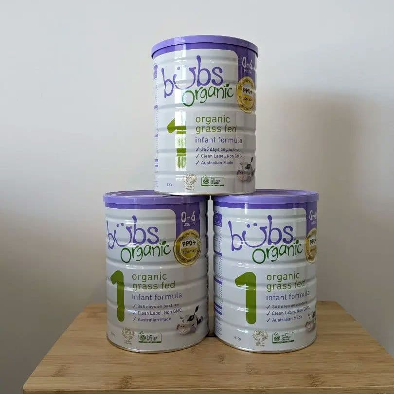 【即日発送】bubs organic step1 3缶セット(粉ミルク)