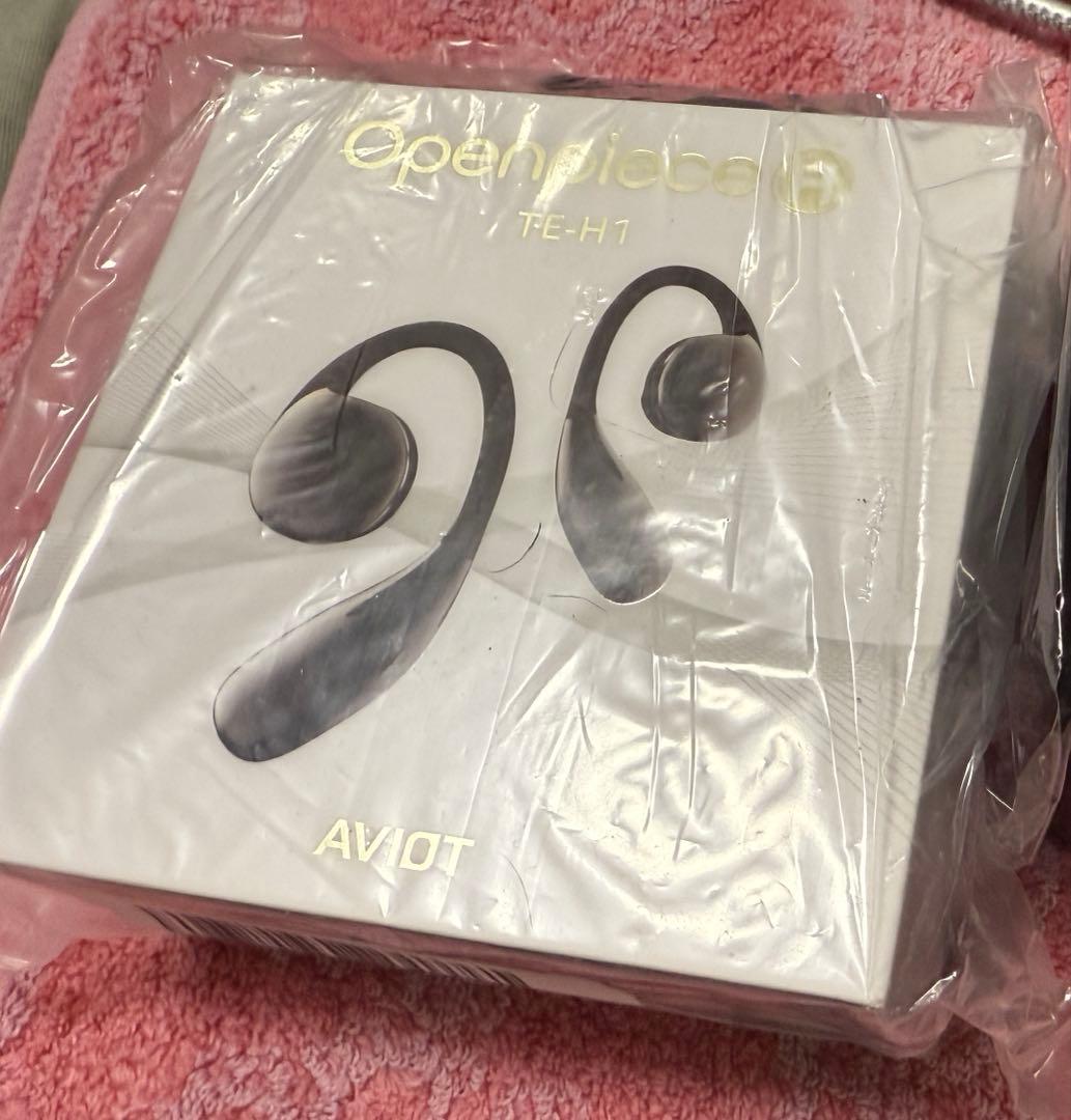 AVIOT TE-H1 Openpiece 耳掛けイヤホン　黒　ブラック