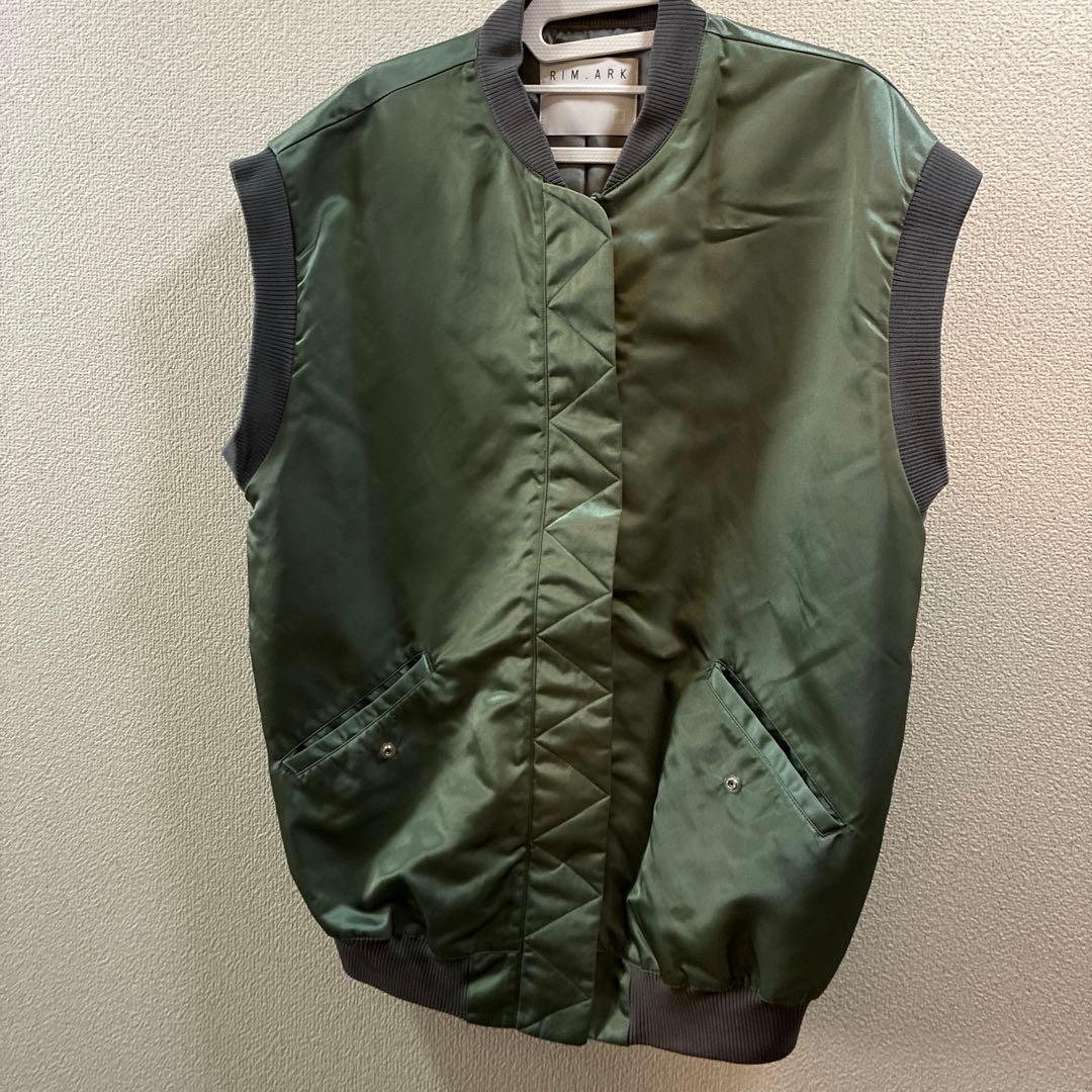 RIM.ARK オリーブグリーン ベスト・ジレ