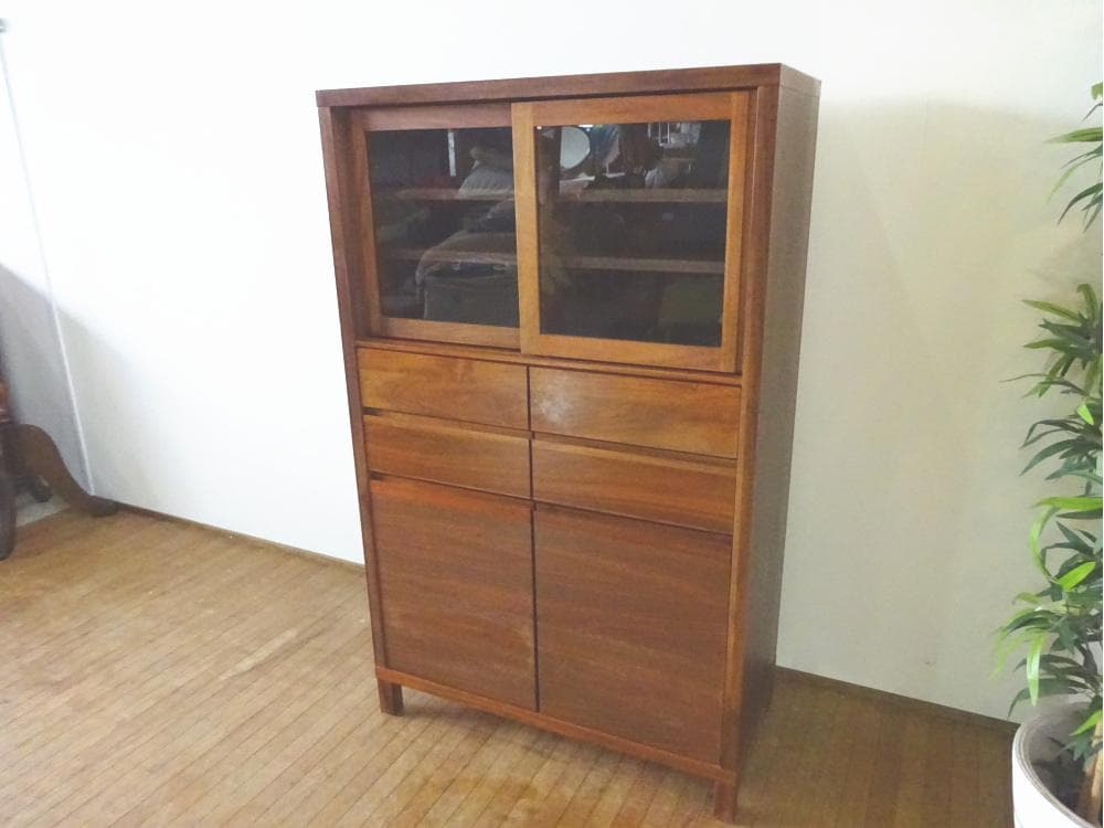 えりわた　TAKANO/高野木工　/カノ　85カップボード　ウォールナット