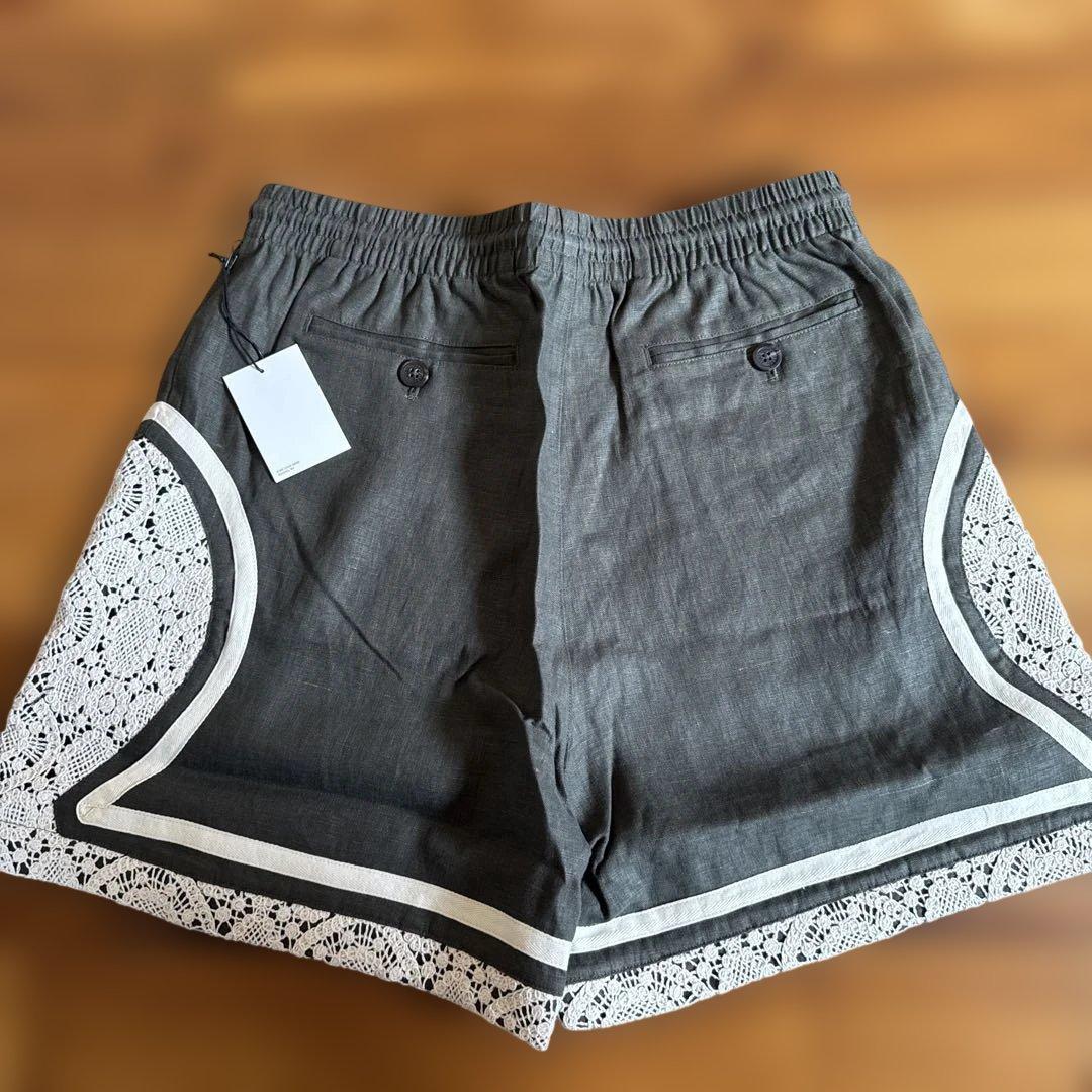 AIMÉ LEON DORE オリーブ リネン ショートパンツ M 新品未使用品