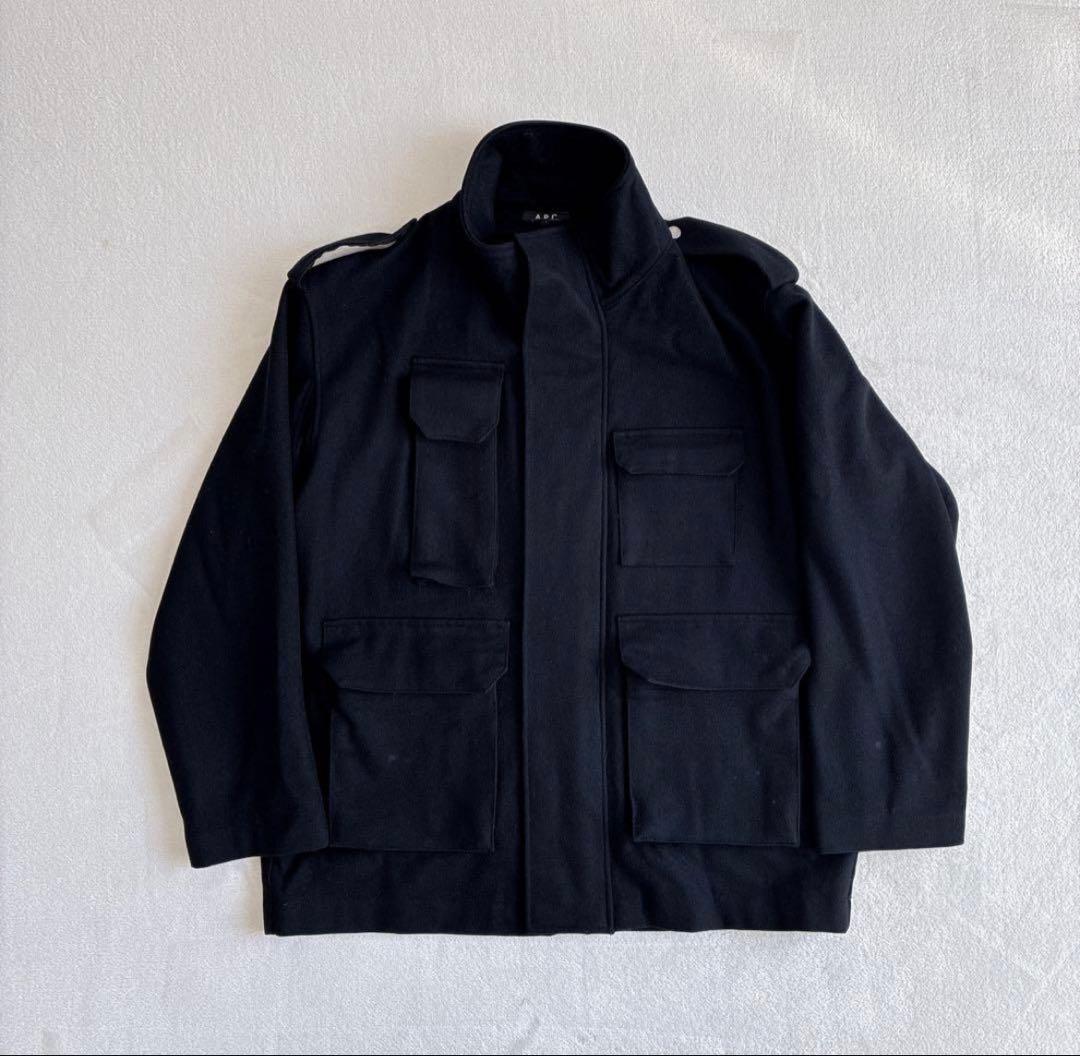 A.P.C. フランス製 ウールコート ミリタリージャケット