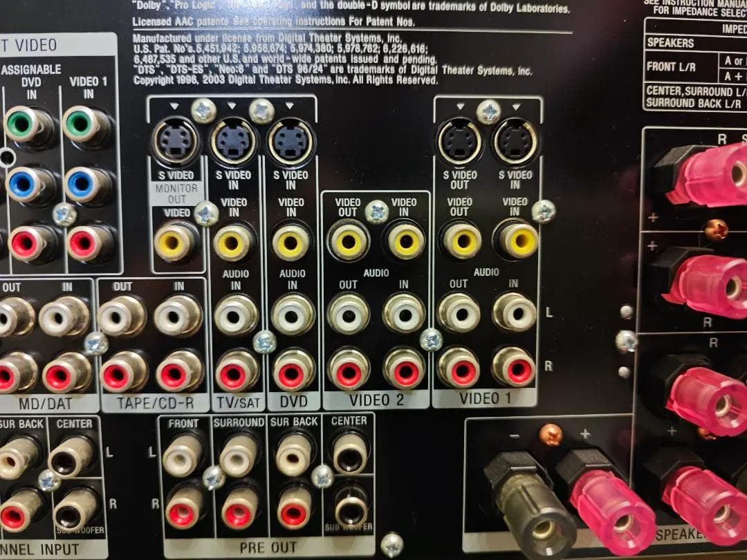 【中古品】SONY　TA-DA3200ES　（本体・リモコン・マイク・説明書）