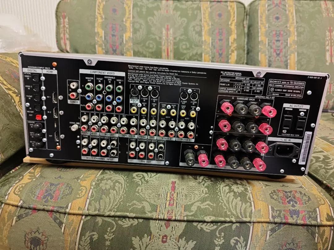 【中古品】SONY　TA-DA3200ES　（本体・リモコン・マイク・説明書）