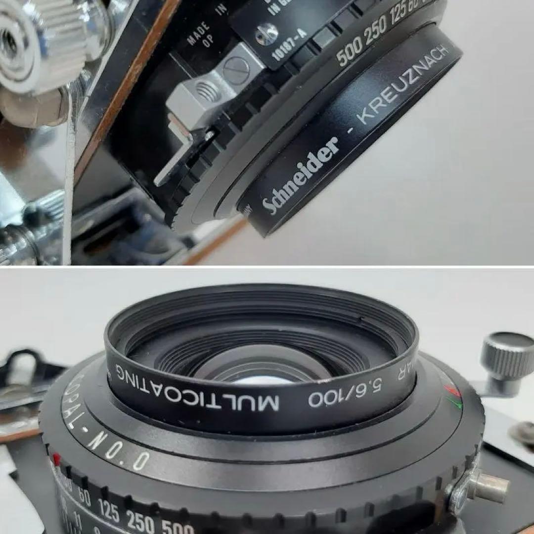 HANSA 蛇腹カメラ シュナイダー ジンマーS 100/5.6 MC コパル