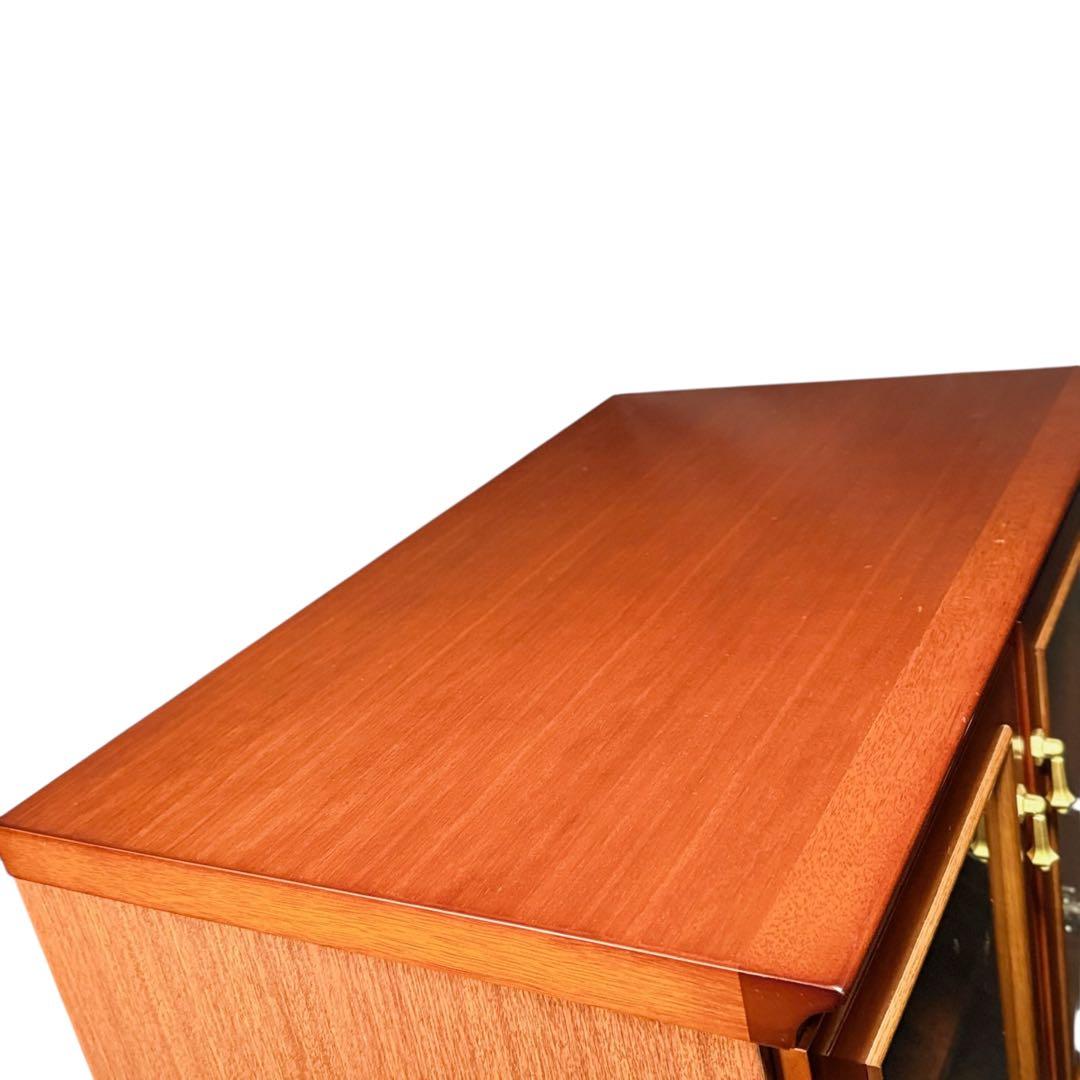 HR798 MARUNI マルニ木工 地中海シリーズ ローボードガラス扉