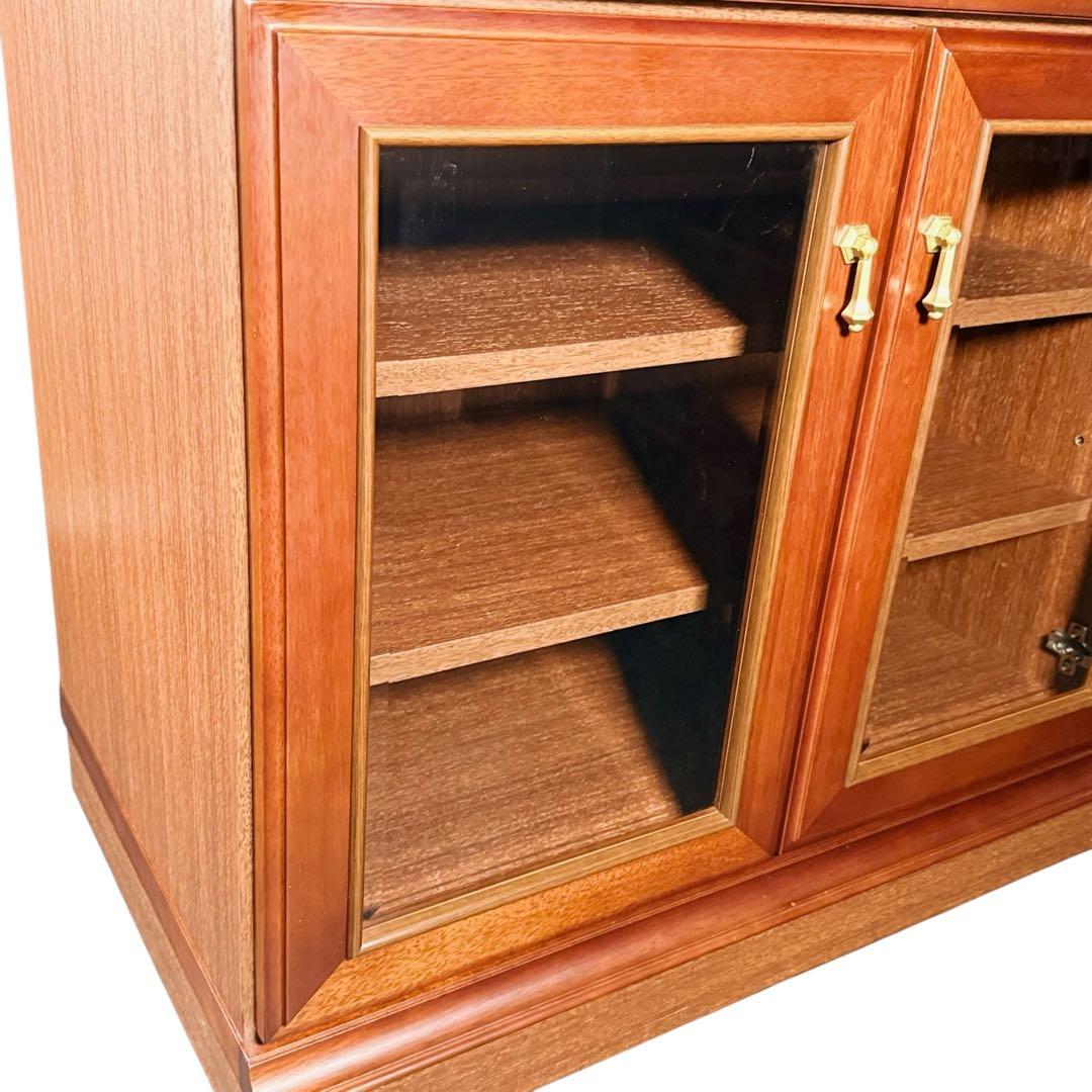 HR798 MARUNI マルニ木工 地中海シリーズ ローボードガラス扉