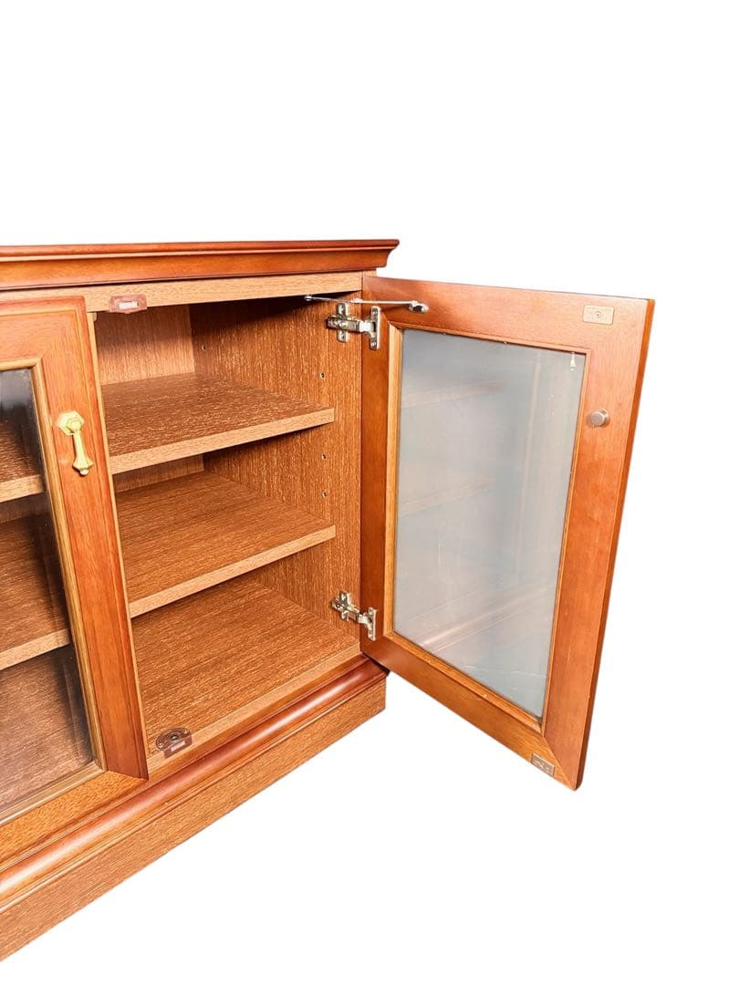 HR798 MARUNI マルニ木工 地中海シリーズ ローボードガラス扉