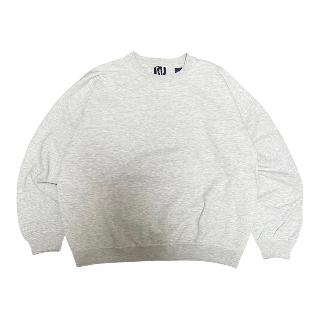 GAP オールドギャップ　無地 スウェット　霜降りグレー