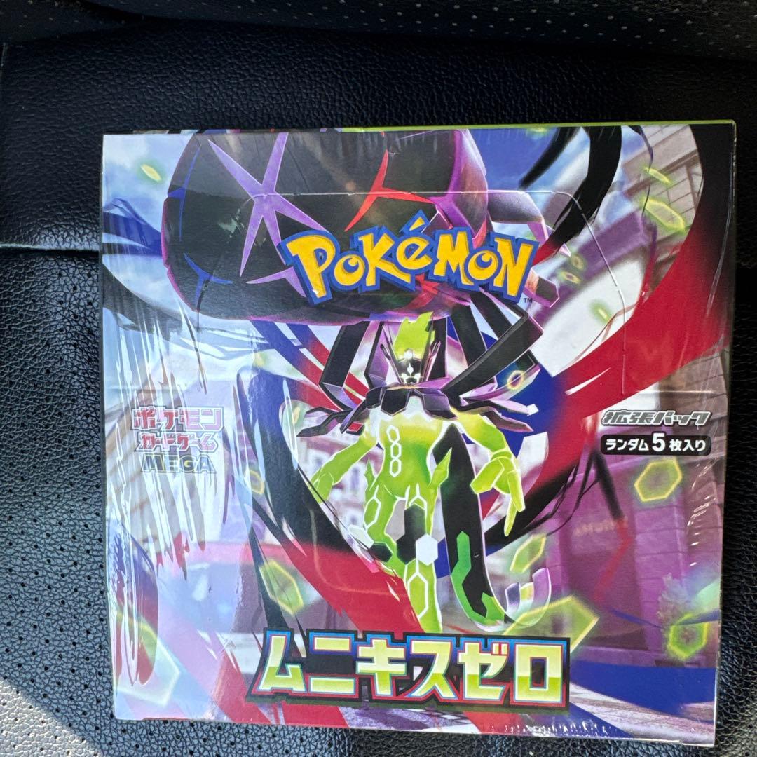 【新品未開封】ポケモンカードゲーム メガムニキスゼロ シュリンク付き1BOX