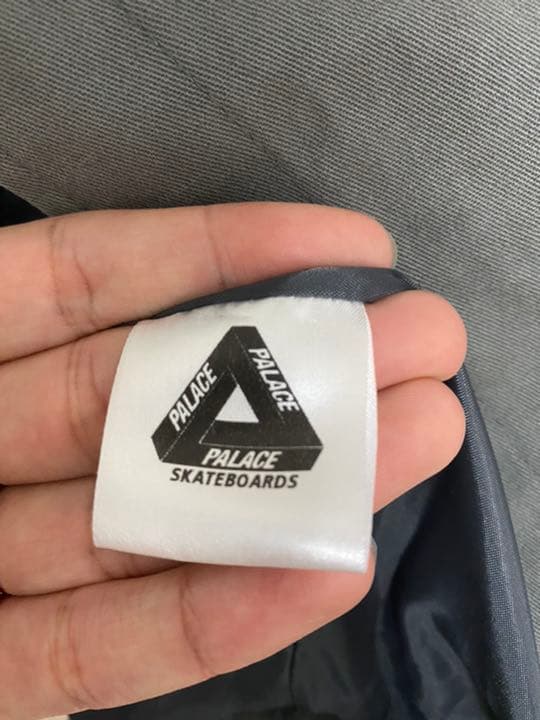 Palace grey coach jacket コーチジャケット　コットン