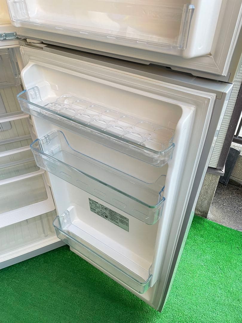 623分解洗浄済み✨ 日立 おしゃれメタリックシルバー2ドア冷蔵庫 インバーター