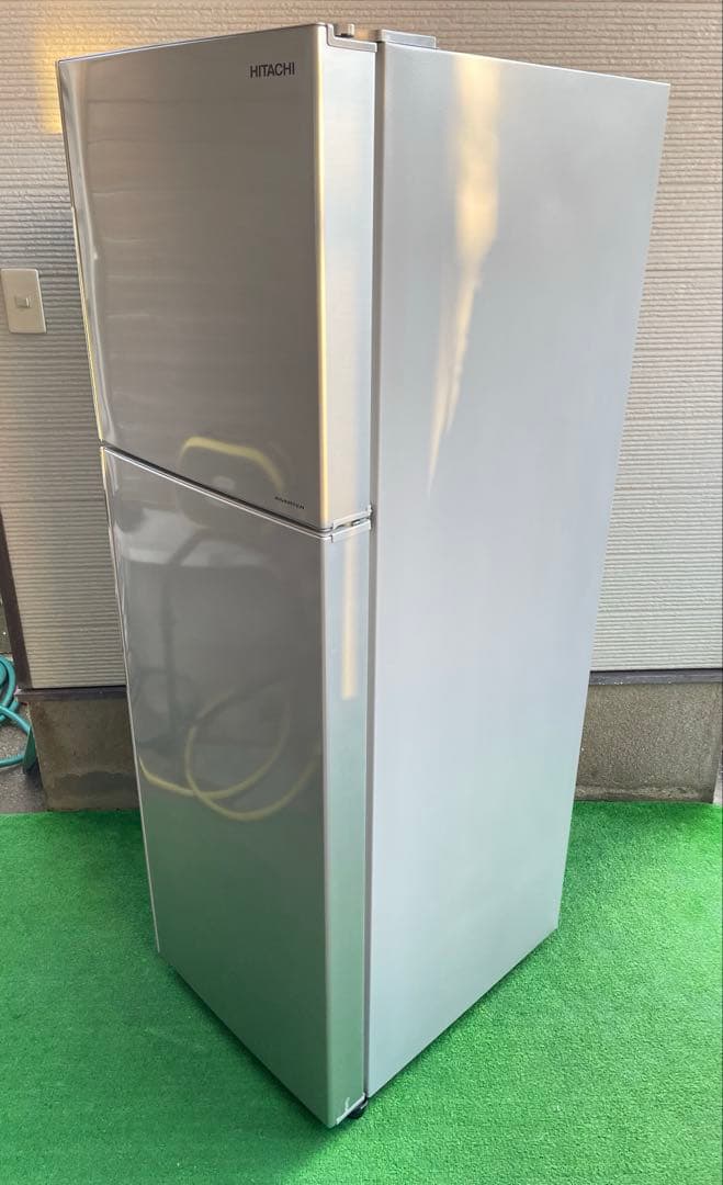 623分解洗浄済み✨ 日立 おしゃれメタリックシルバー2ドア冷蔵庫 インバーター
