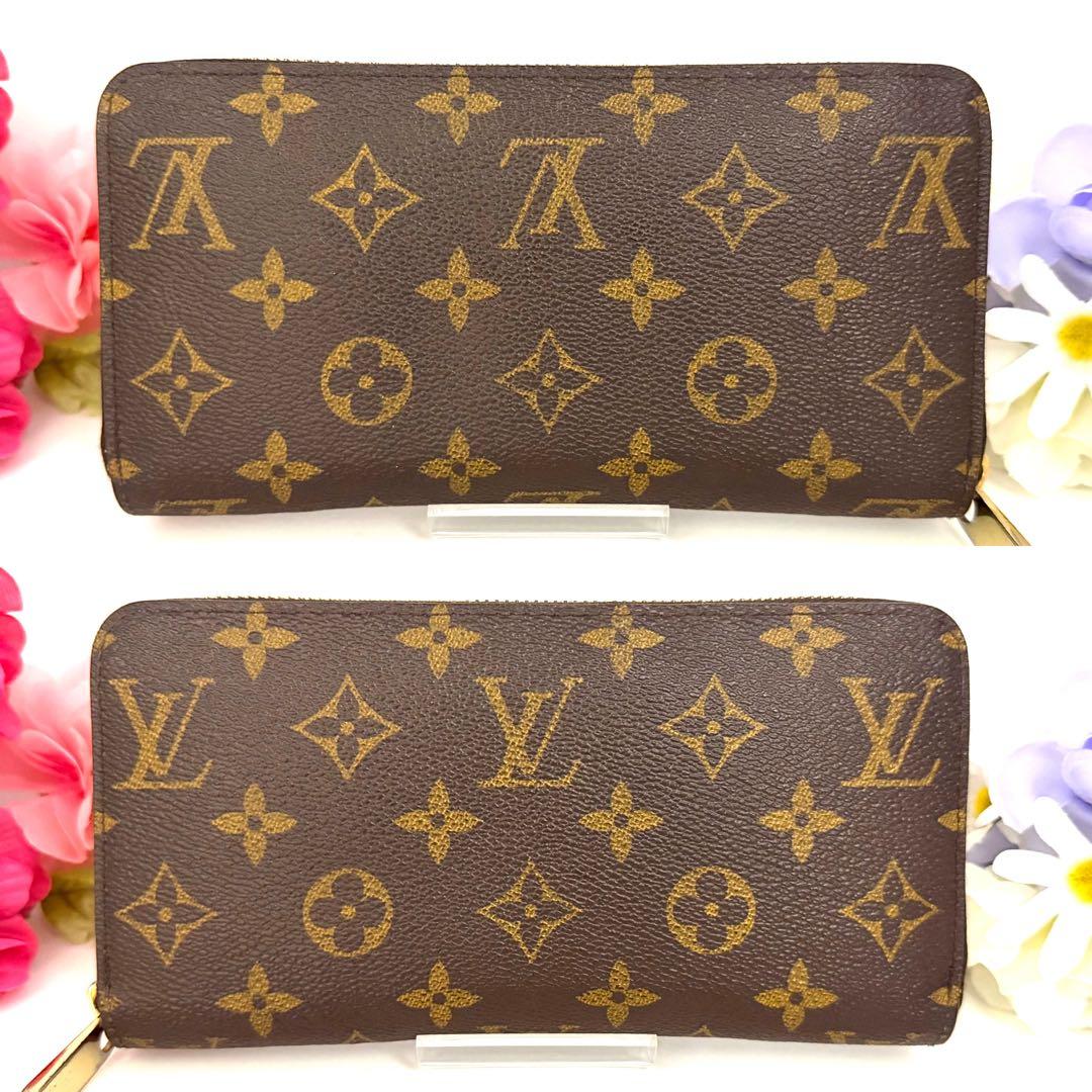 ルイヴィトン　ジッピーウォレット　ラウンドファスナー　フューシャ　ダミエ　長財布